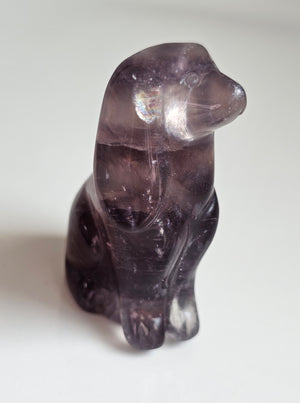 Dog (brown fluorite)