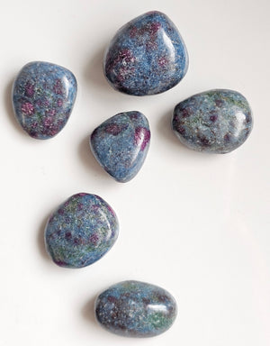 Ruby Kyanite and Fuschite