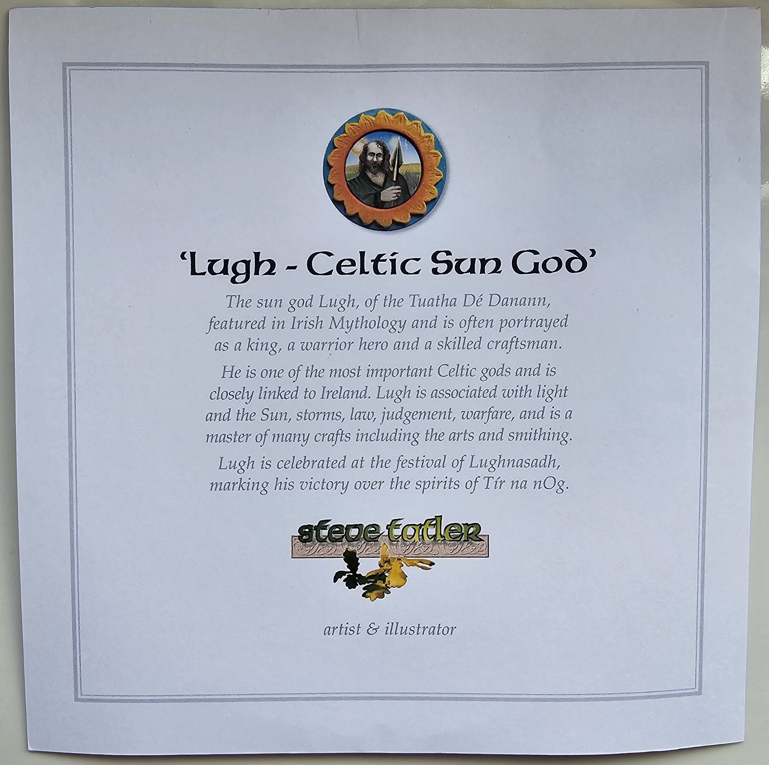 Lugh Plaque