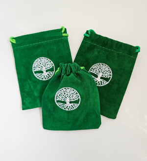 Tree of Life mini pouch (green)