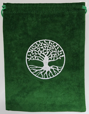 Tree of Life tarot bag (green)