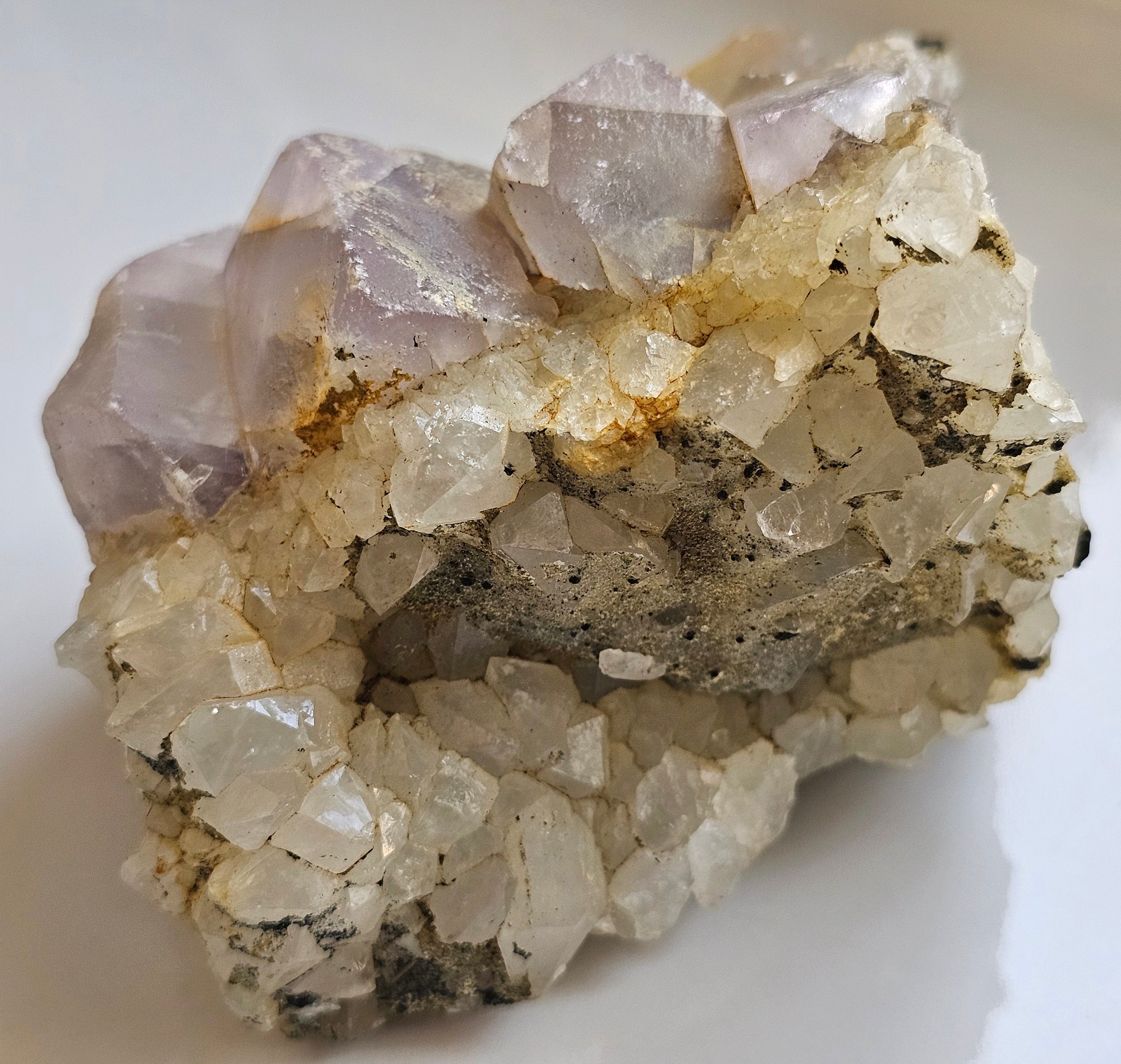 Fluorite and Quartz from County Durham, England