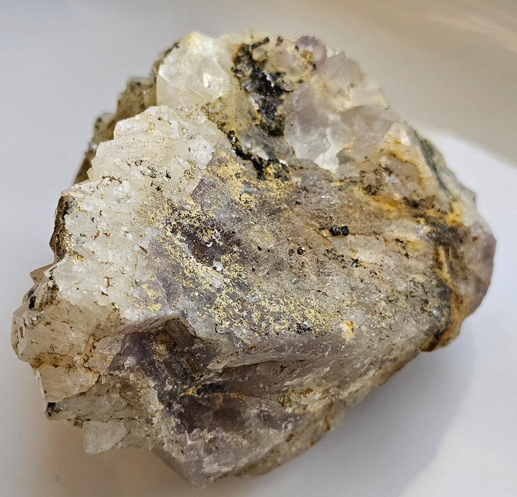 Fluorite and Quartz from County Durham, England