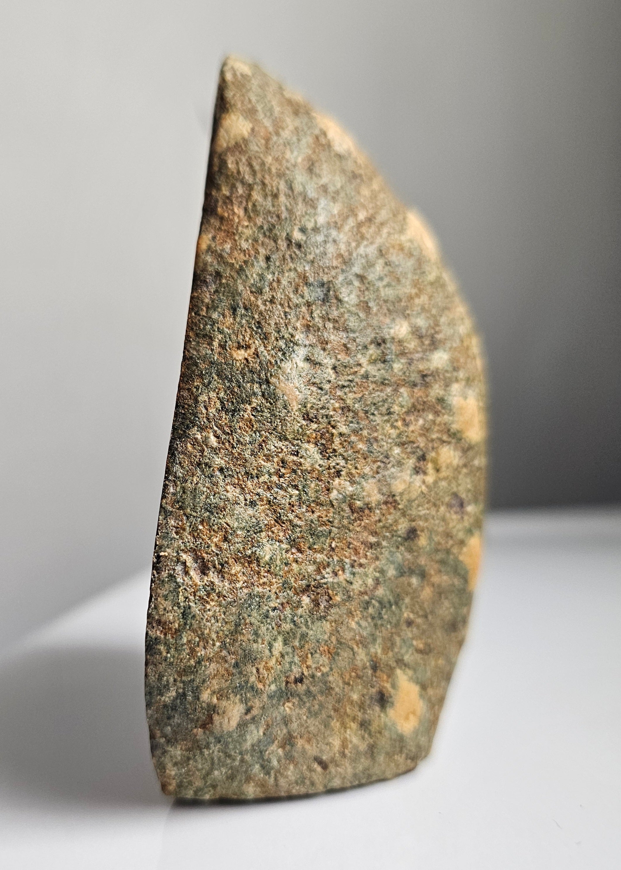 Preseli Bluestone standing stone from Wales with celtic triquetra design