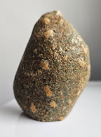 Preseli Bluestone standing stone from Wales with celtic triquetra design