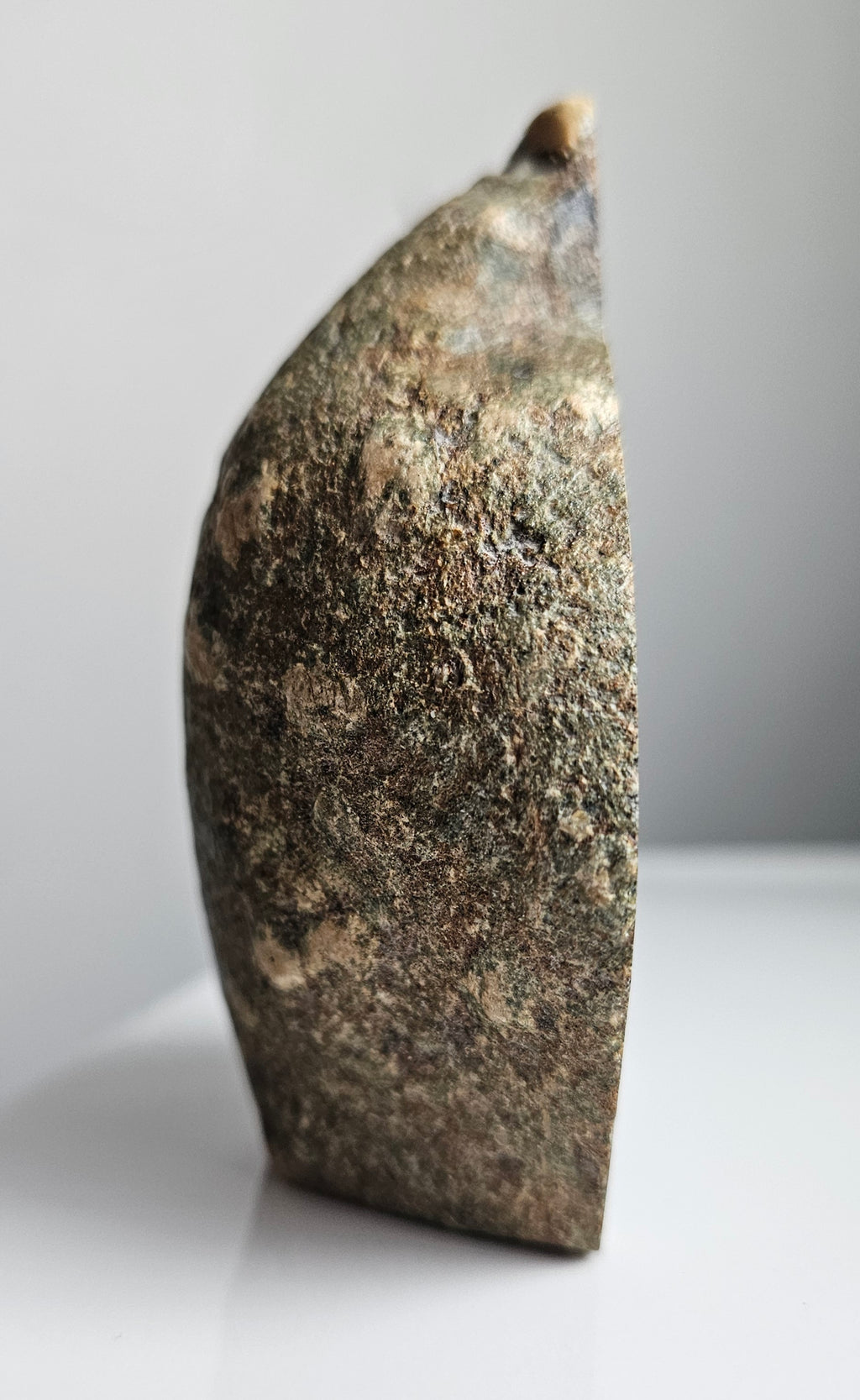 Preseli Bluestone standing stone from Wales with celtic triquetra design