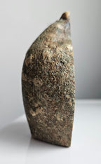 Preseli Bluestone standing stone from Wales with celtic triquetra design