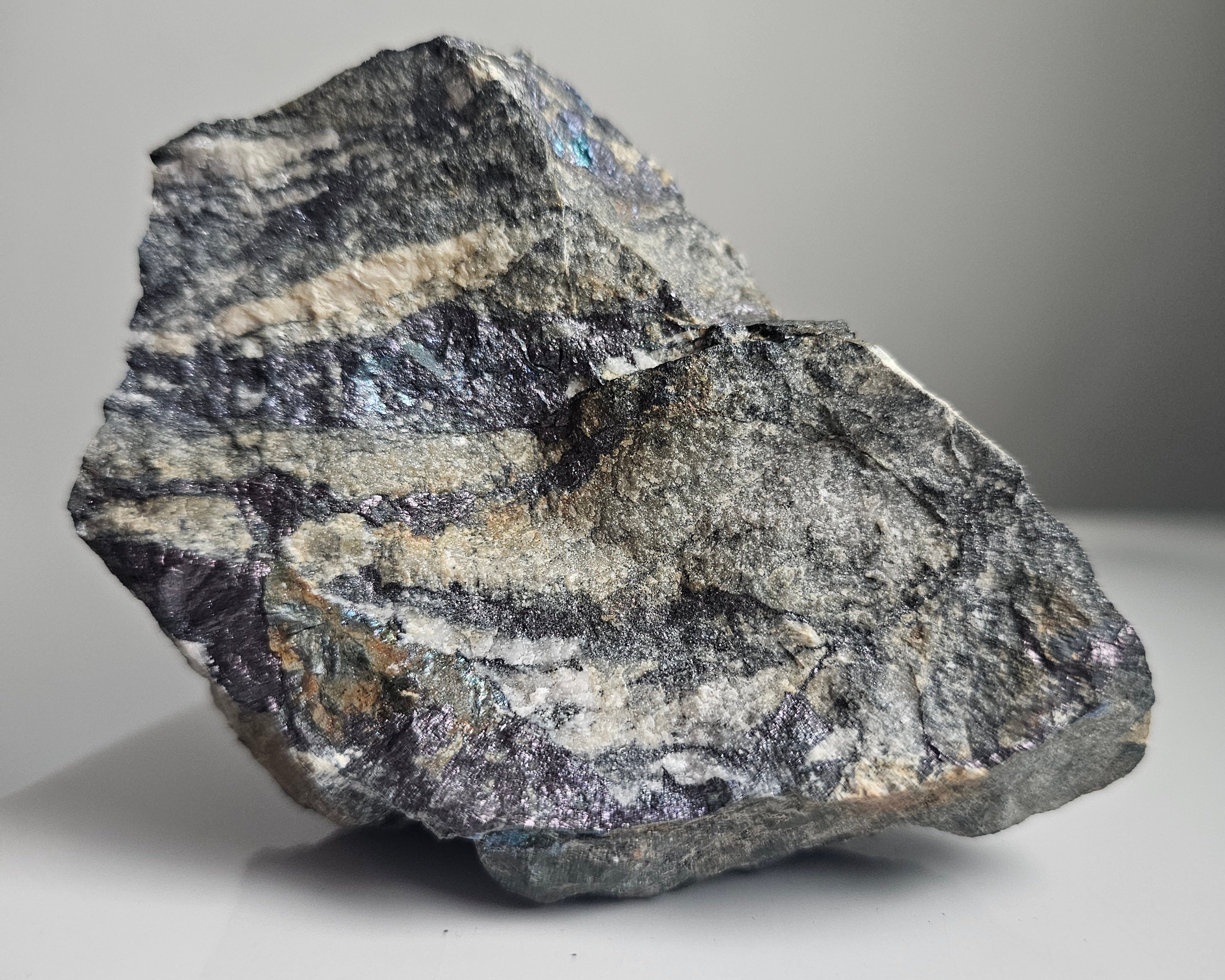 Bornite from the Gortdrum Mine, Tipperary, Ireland
