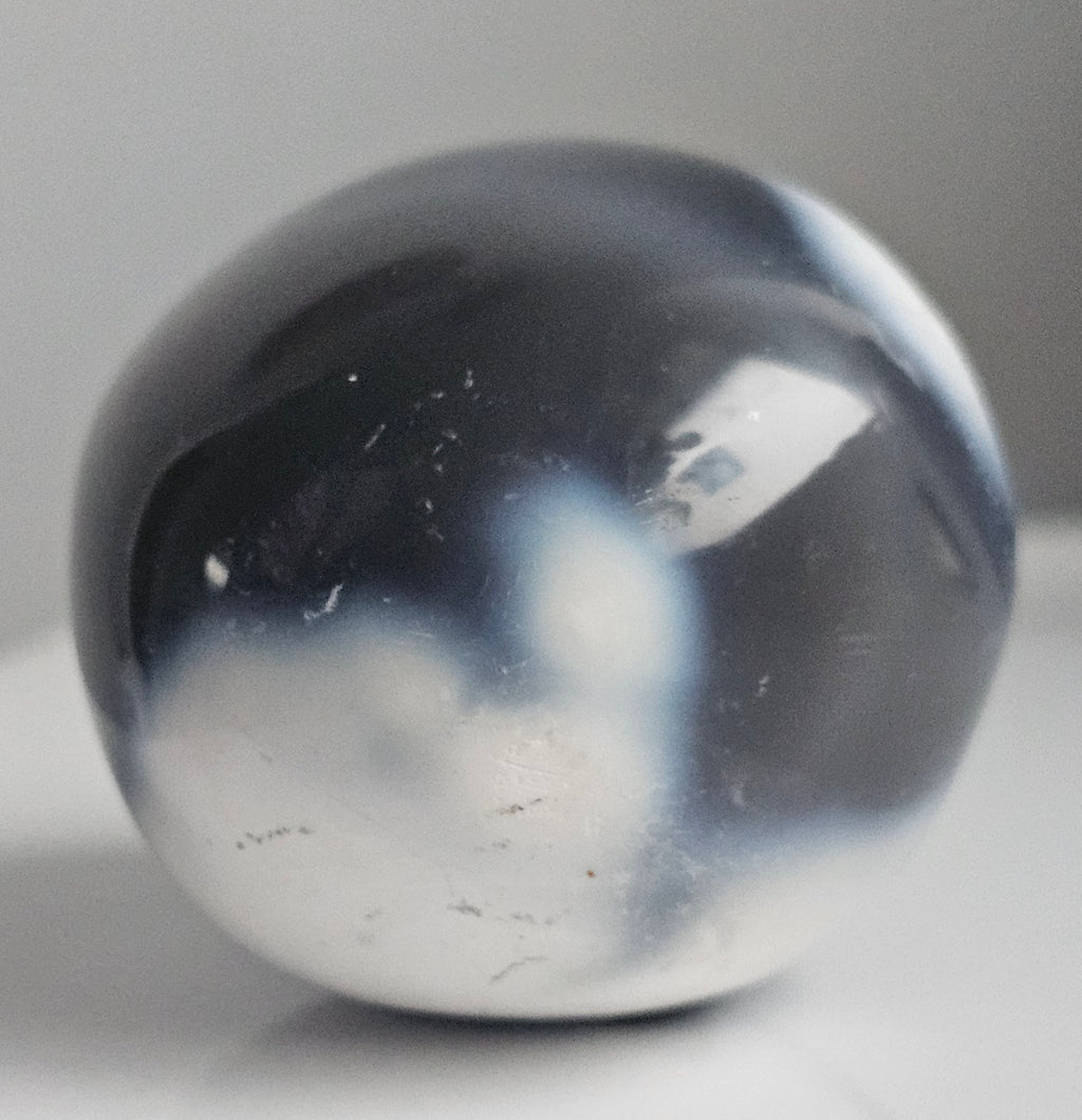 orca agate pebble from madagascar