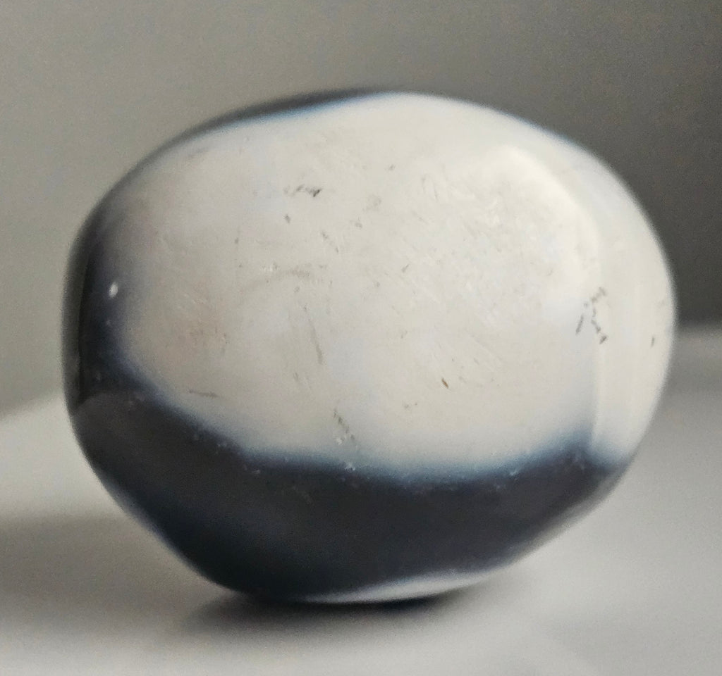 orca agate pebble from madagascar