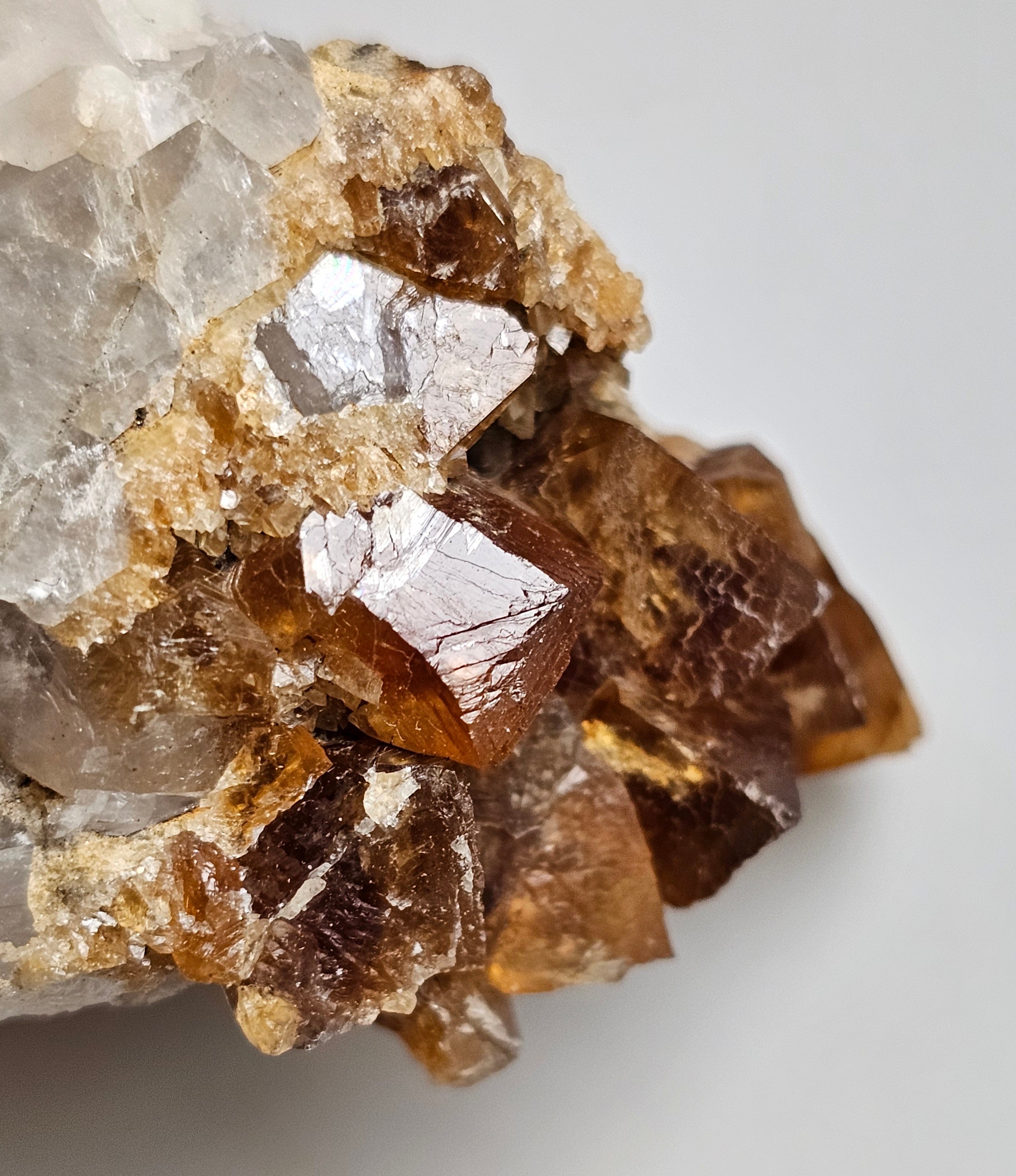 UV reactive calcite from Strontian, Scotland 