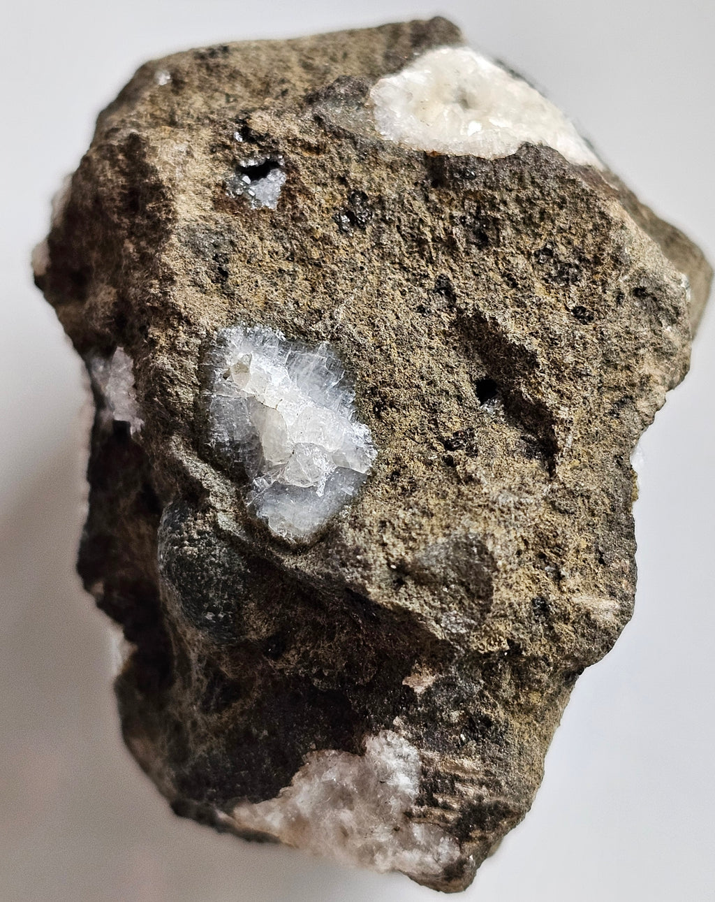 Thompsonite and Chabazite, Moonen Bay, Isle of Skye, Scotland