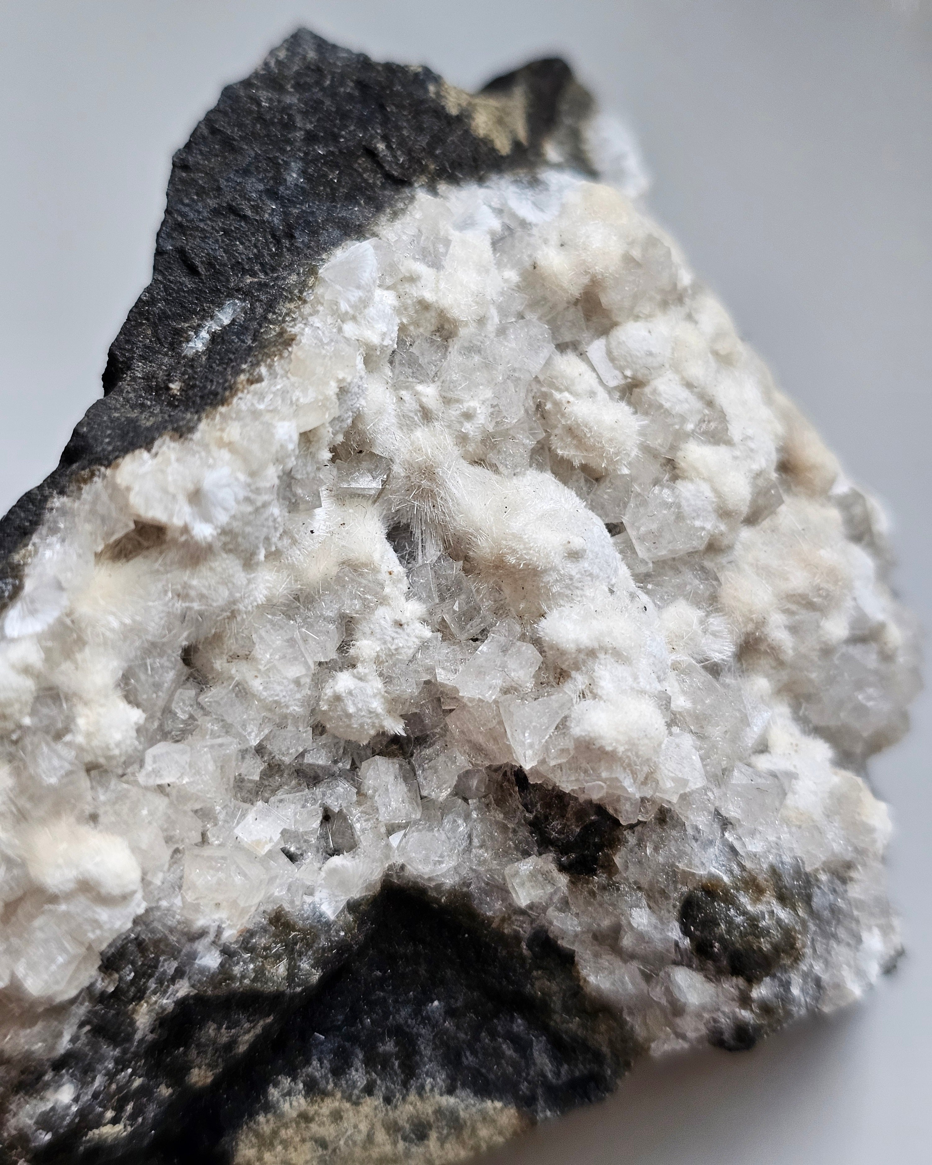 Chabazite and Mesoliten, County Antrim, Northern Ireland