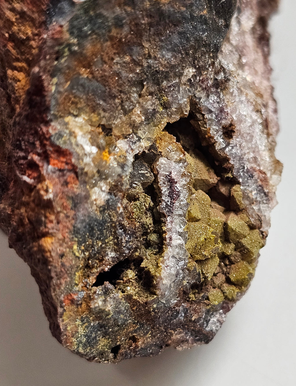 Pyromorphite from Burgam Mine, Shropshire, England