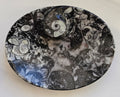 fossil marble trinket dish from morocco