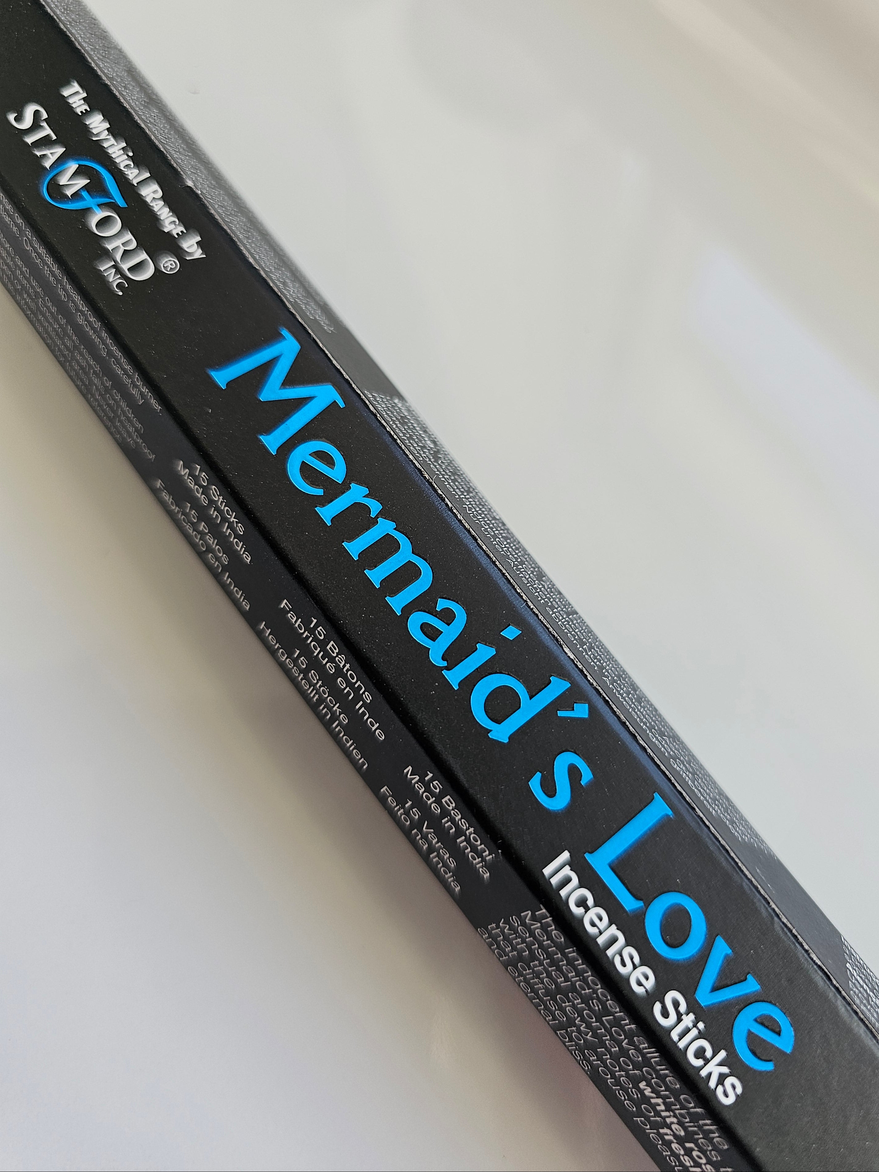 A box of Stamford black box incense sticks scented Mermaids Love
