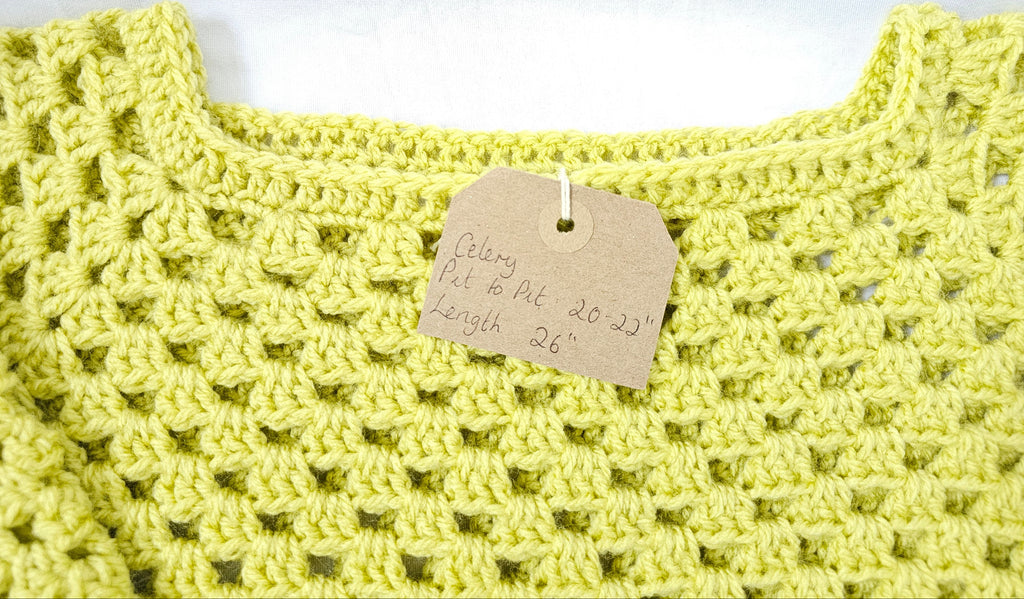Made by Mammy Celery Crochet Jumper