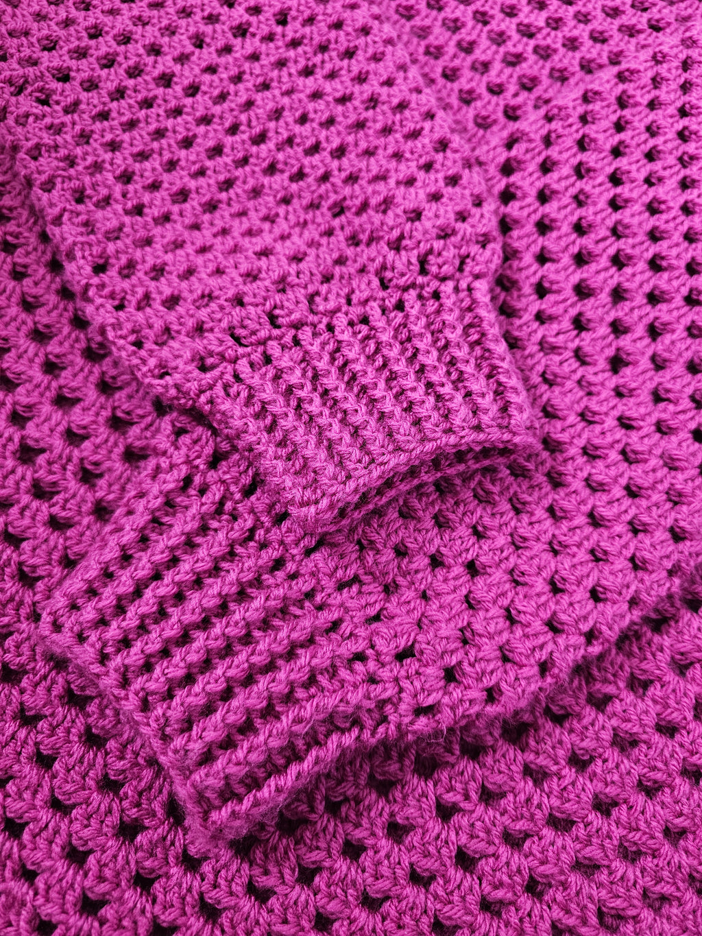 Made by Mammy Pink Berry Crochet Jumper