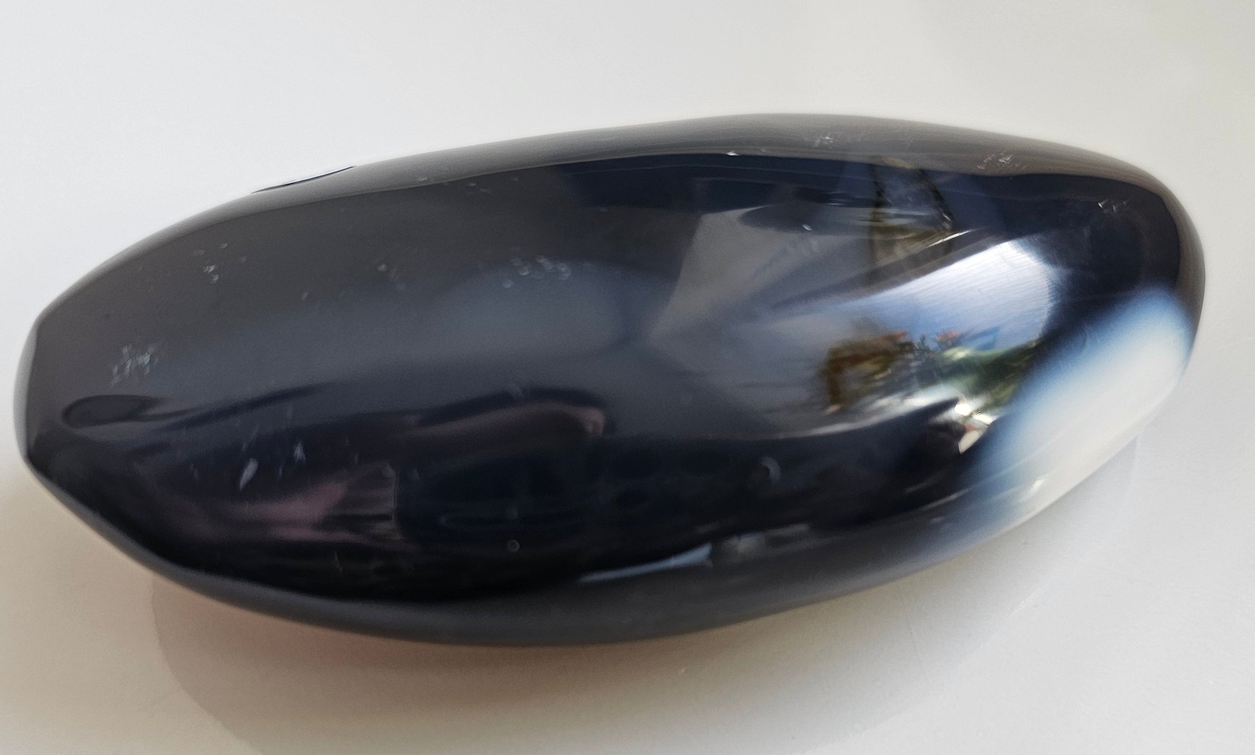 orca agate pebble from madagascar