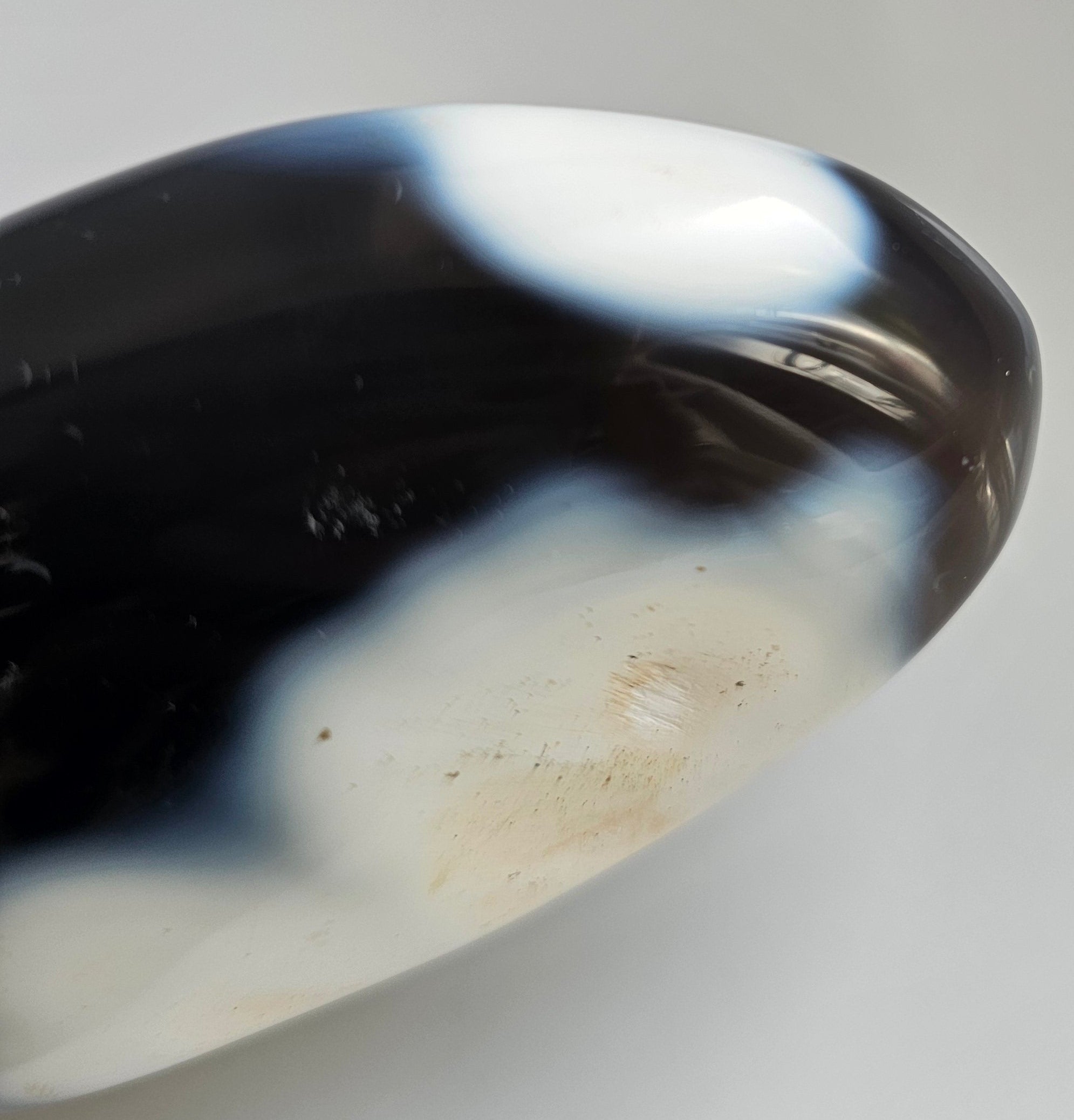 orca agate pebble from madagascar