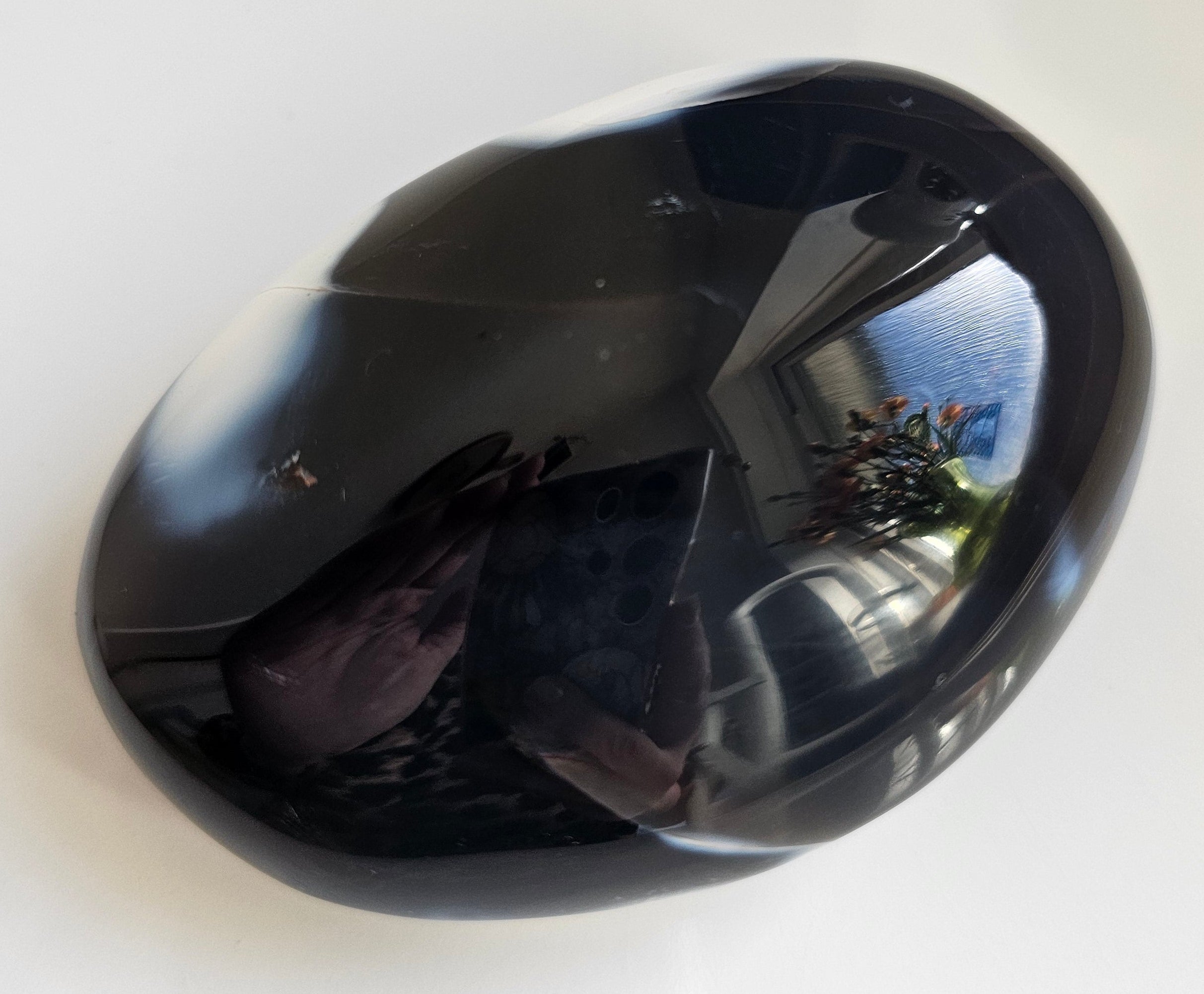 orca agate pebble from madagascar