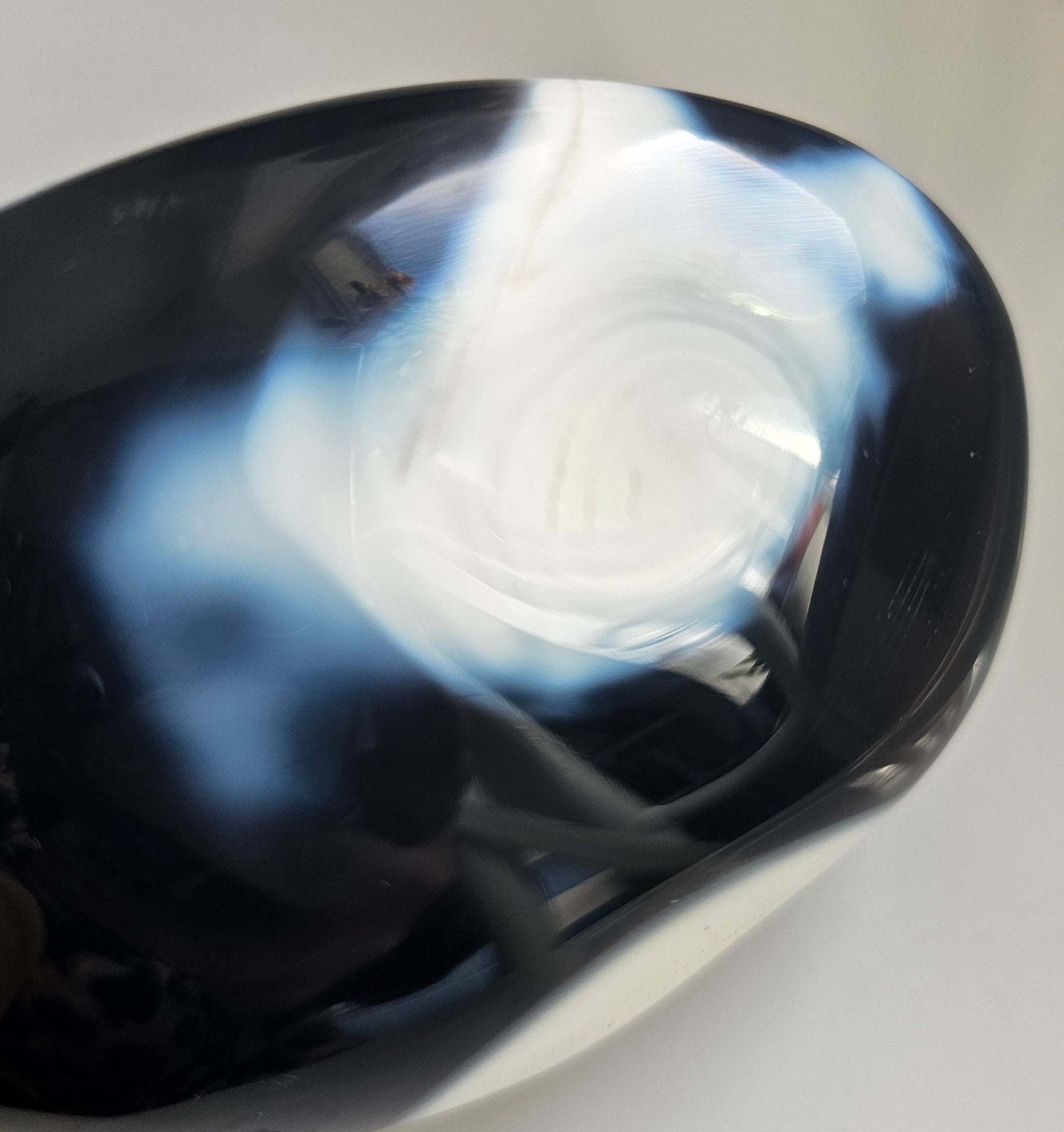orca agate pebble from madagascar