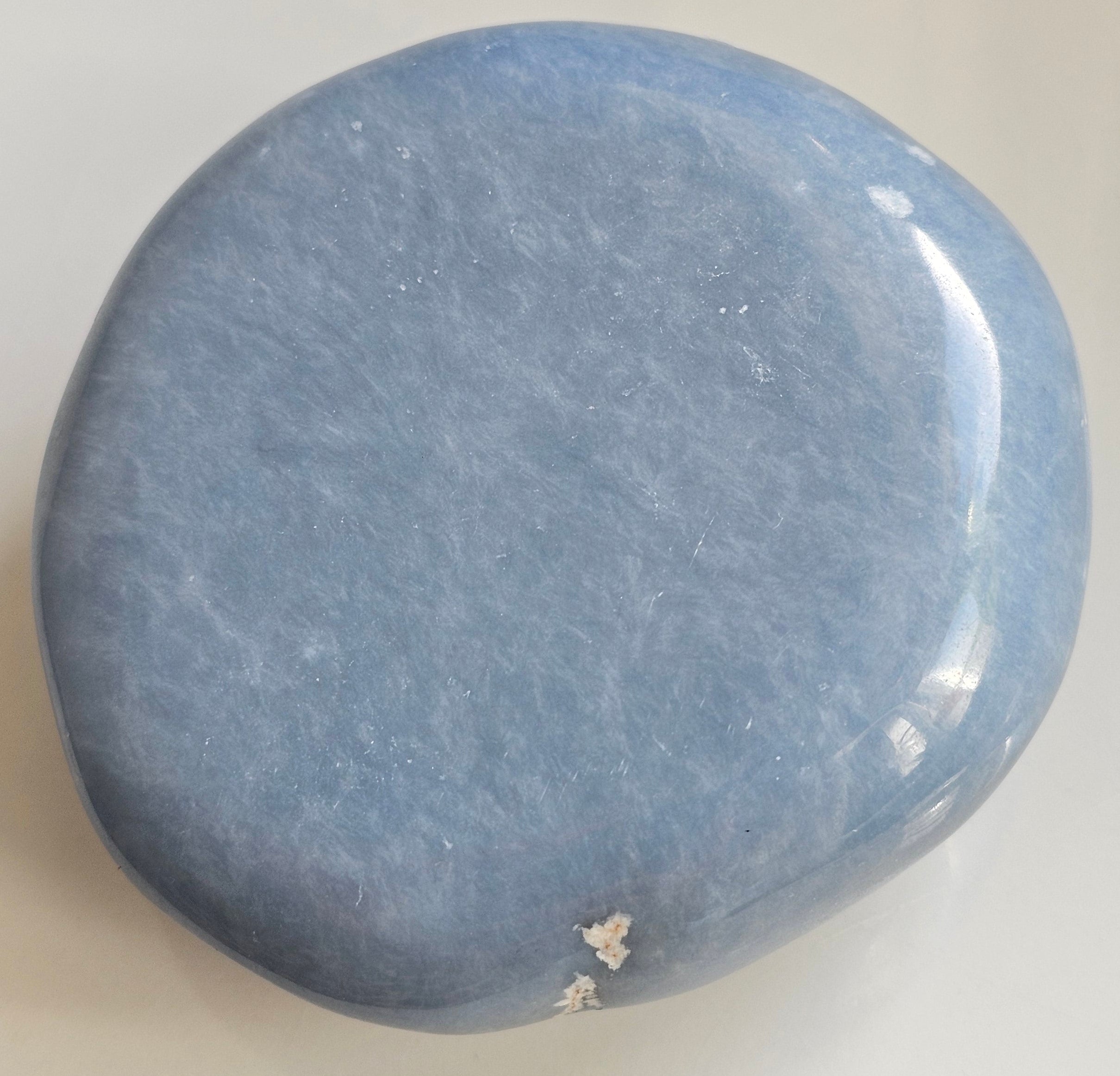 angelite crystal therapy stone