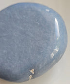 angelite crystal therapy stone