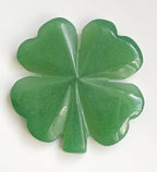 Green Aventurine Four leaf clover irish shamrock 