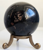 black tourmaline crystal sphere