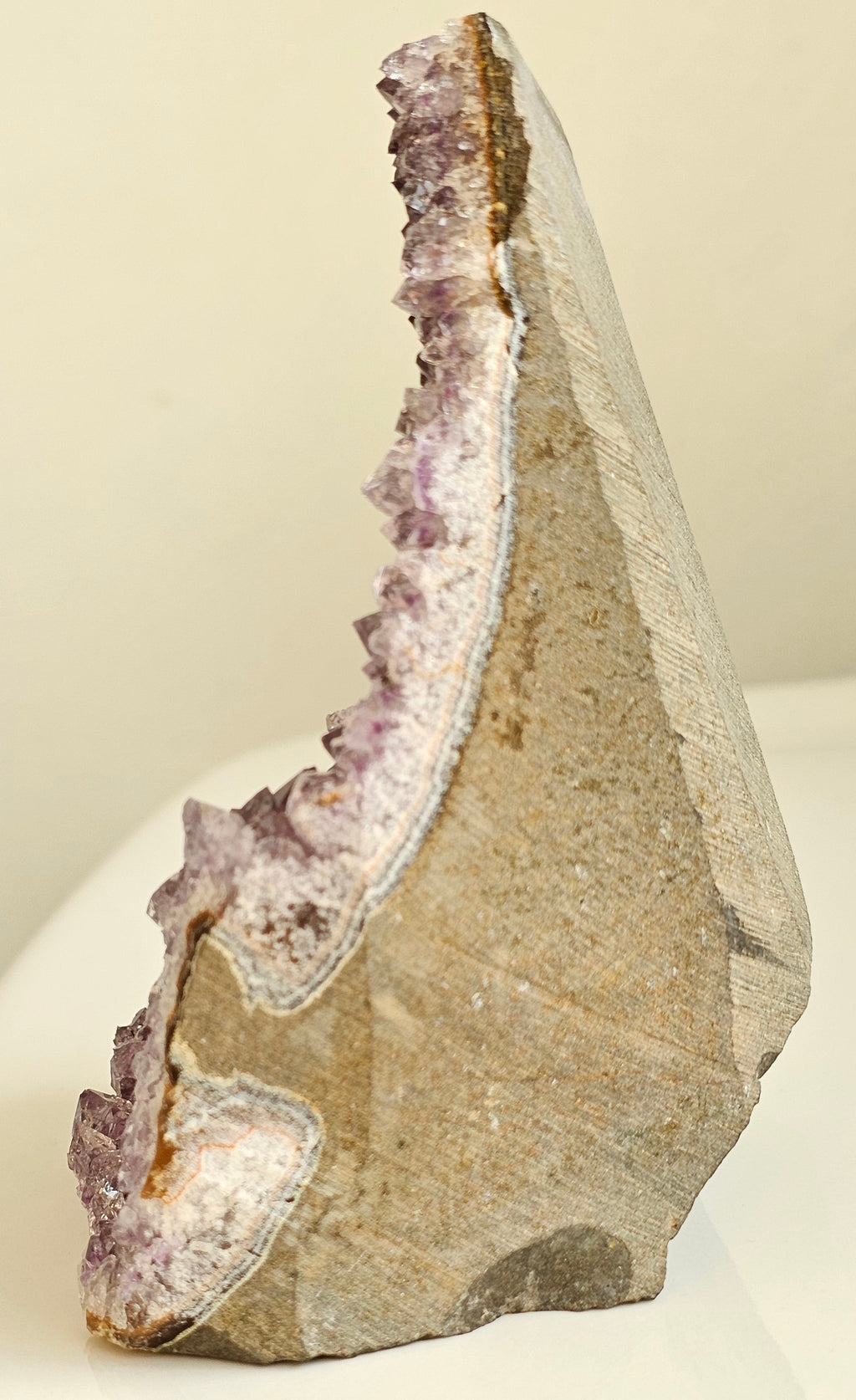 cut base amethyst from brazil