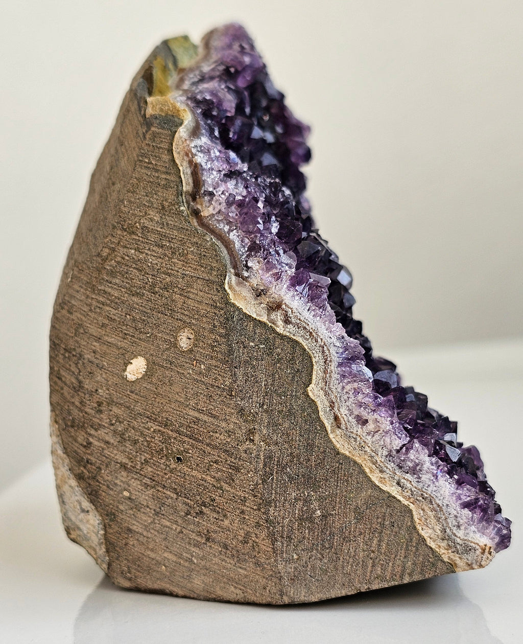cut base amethyst from brazil