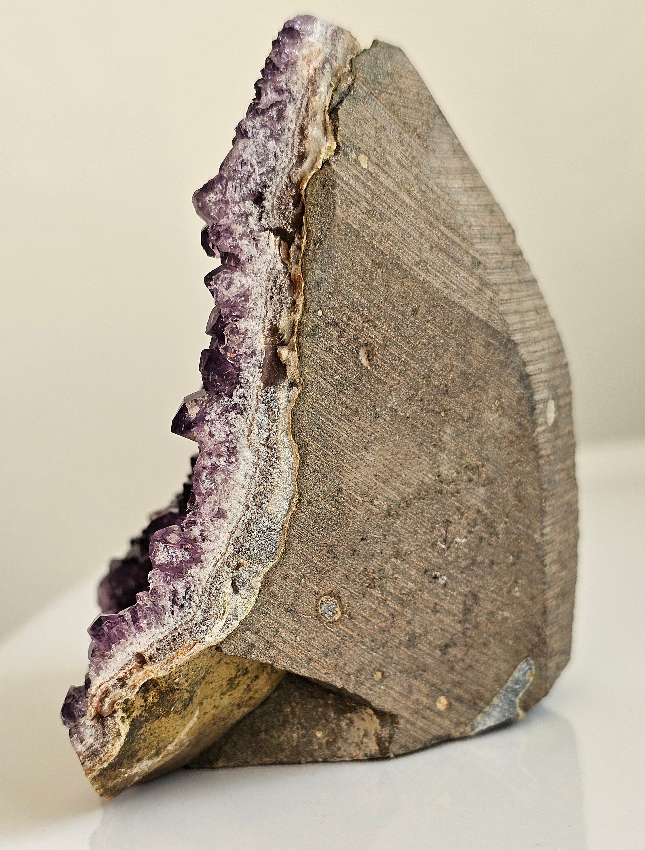 cut base amethyst from brazil