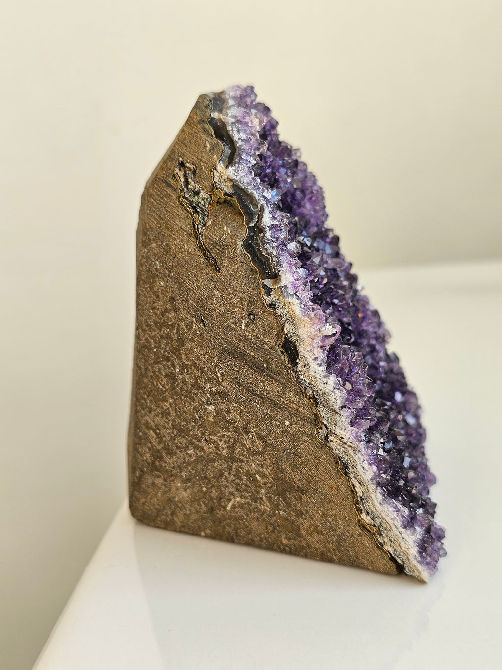 cut base amethyst from brazil