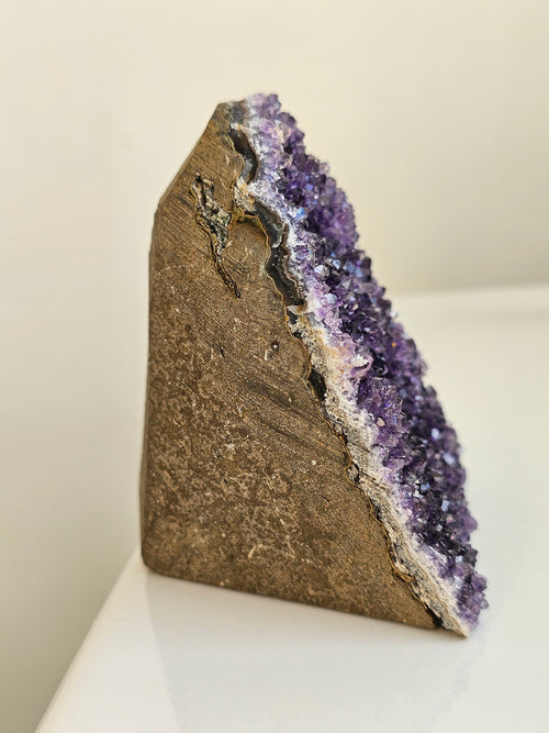 cut base amethyst from brazil