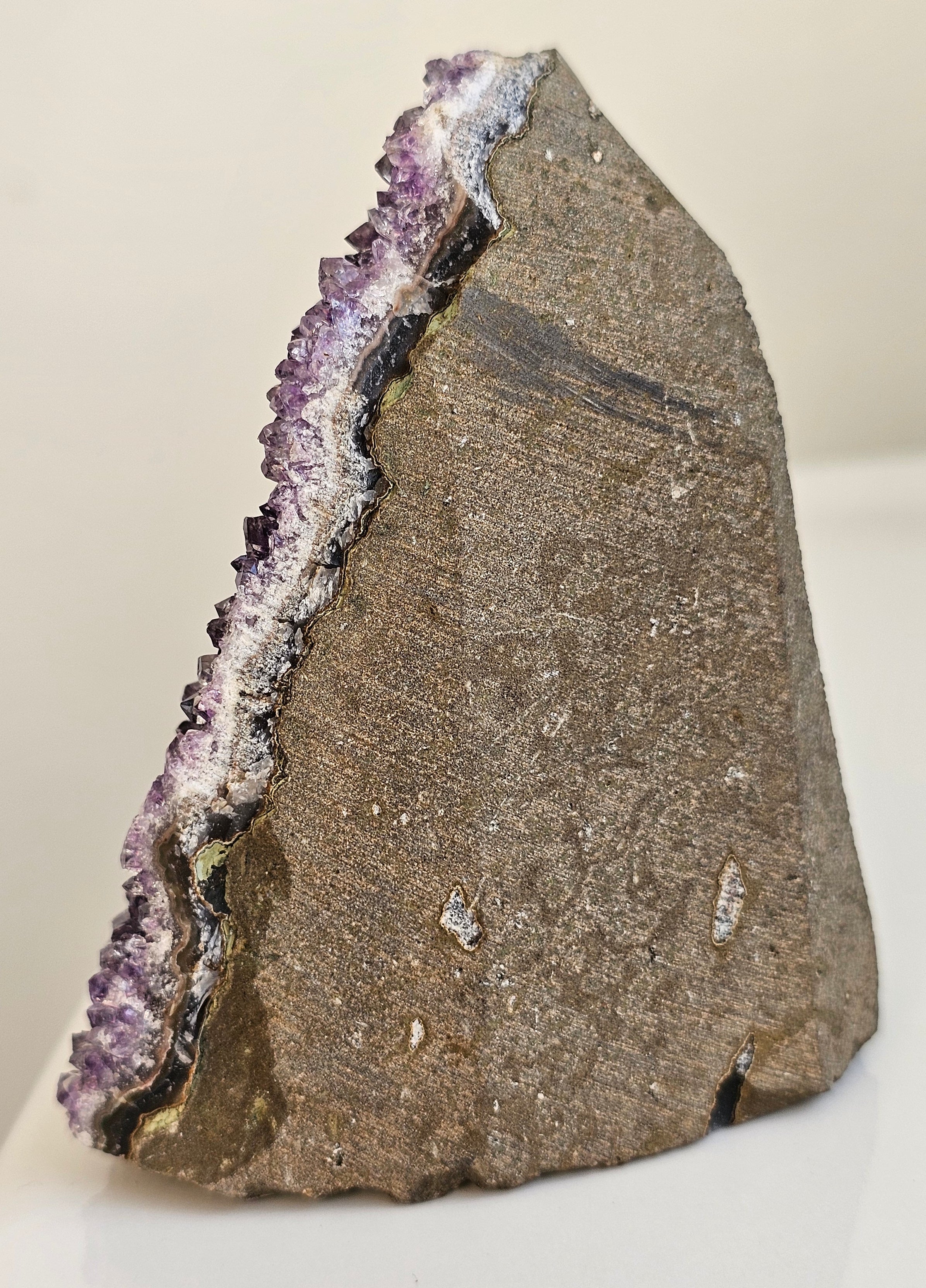 cut base amethyst from brazil