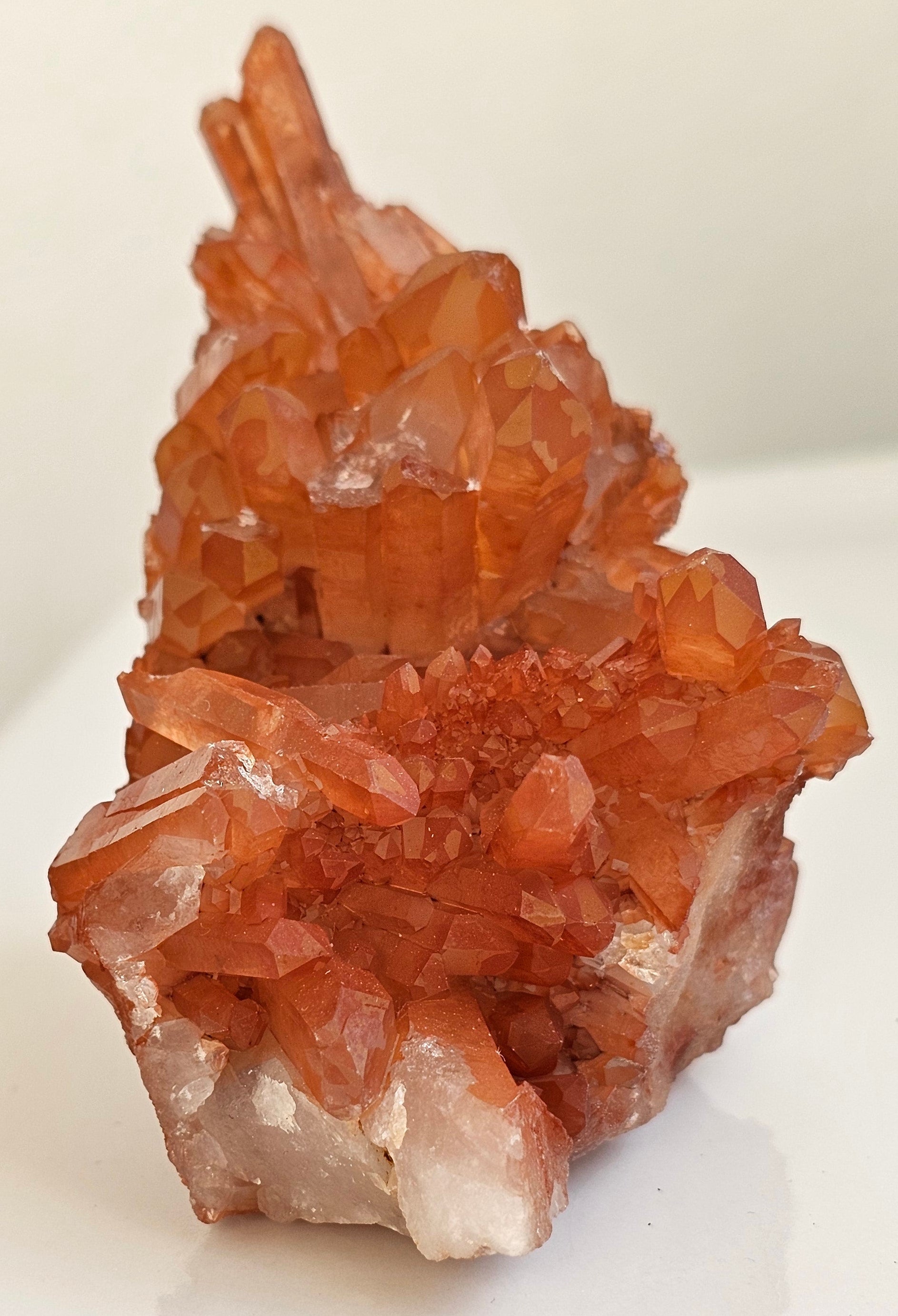 tangerine quartz from brazil