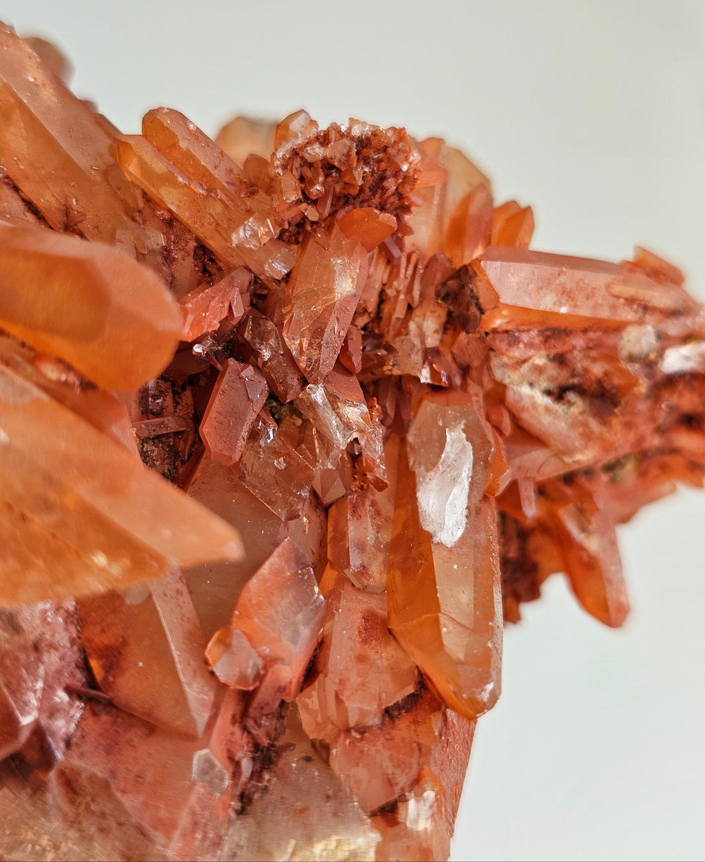 tangerine quartz from brazil