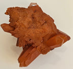 tangerine quartz cluster from brazil