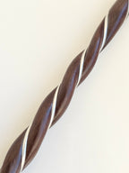 rosewood, clear quartz and rainbow moonstone wand 