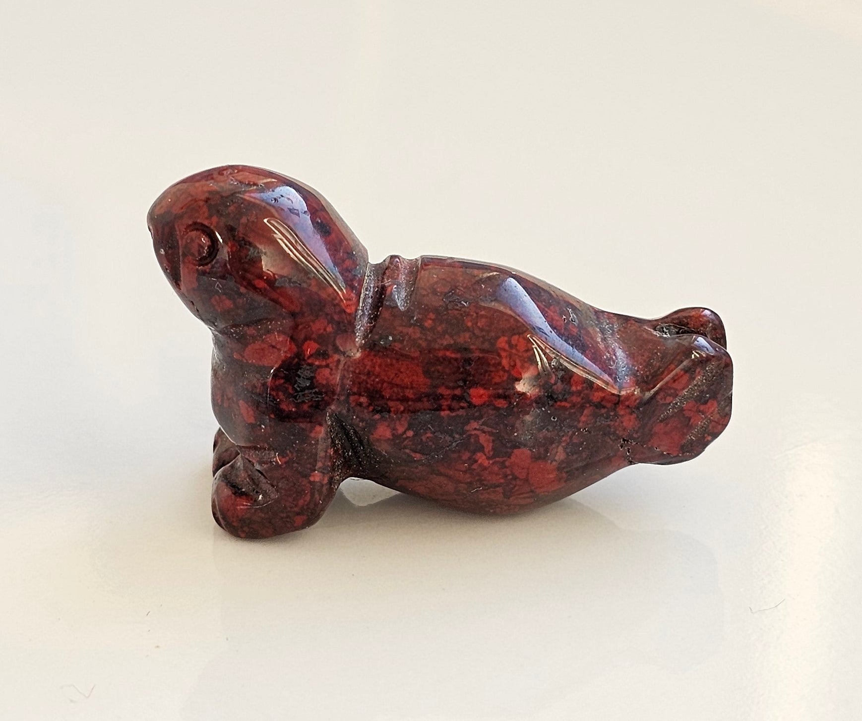 small jasper seal carving 