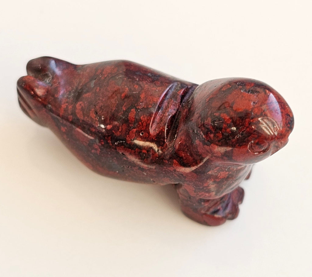 small jasper seal carving