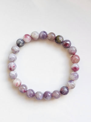 Unicorn Stone (lepidolite- pink tourmaline- smokey quartz)