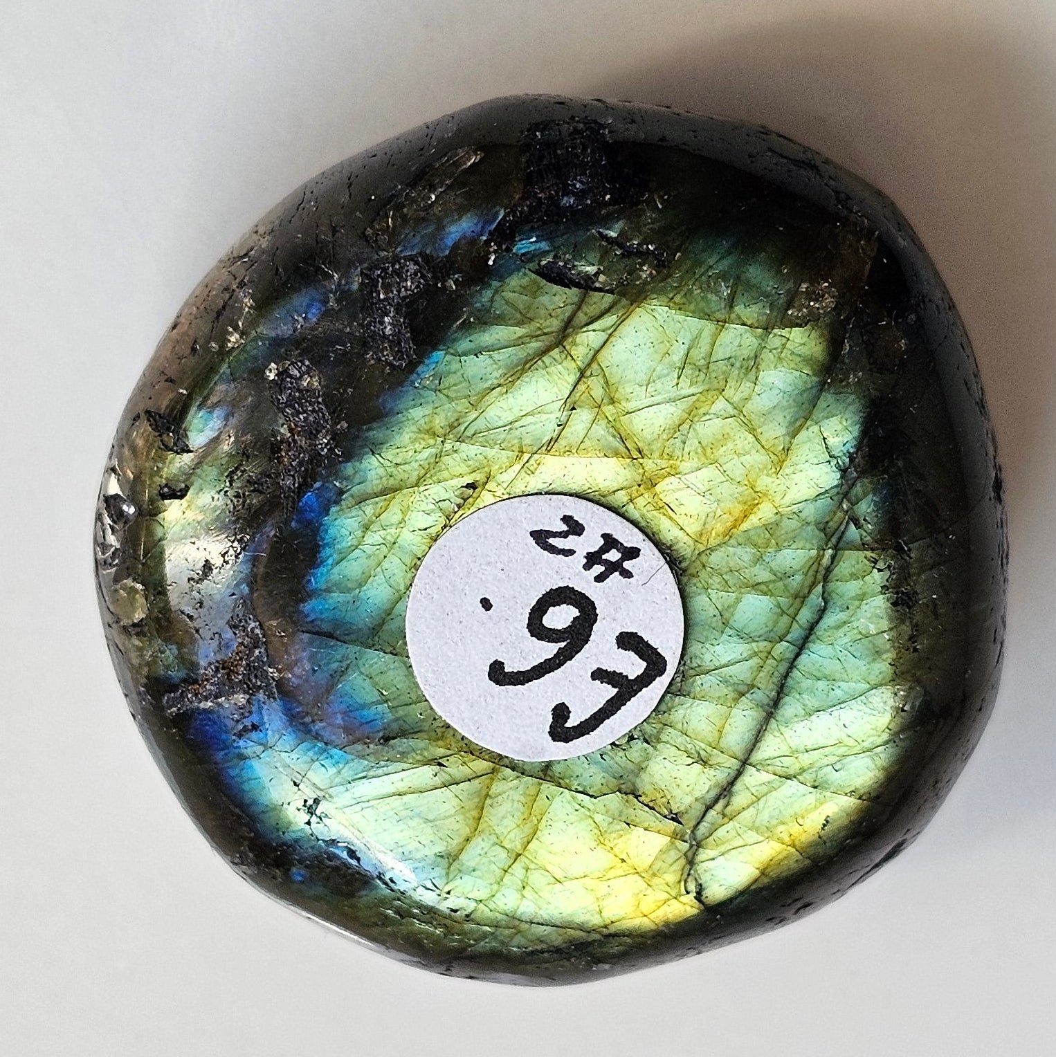 labradorite crystal palmstone