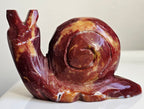 ocean jasper large snail carving