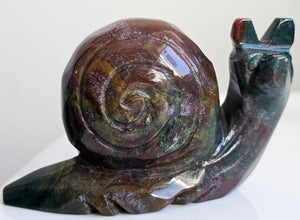 Snail #2 (large- ocean jasper- 129g)