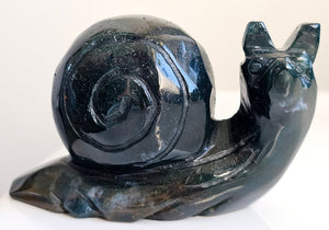 Snail #3 (large- ocean jasper- 131g)