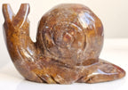 ocean jasper large snail carving
