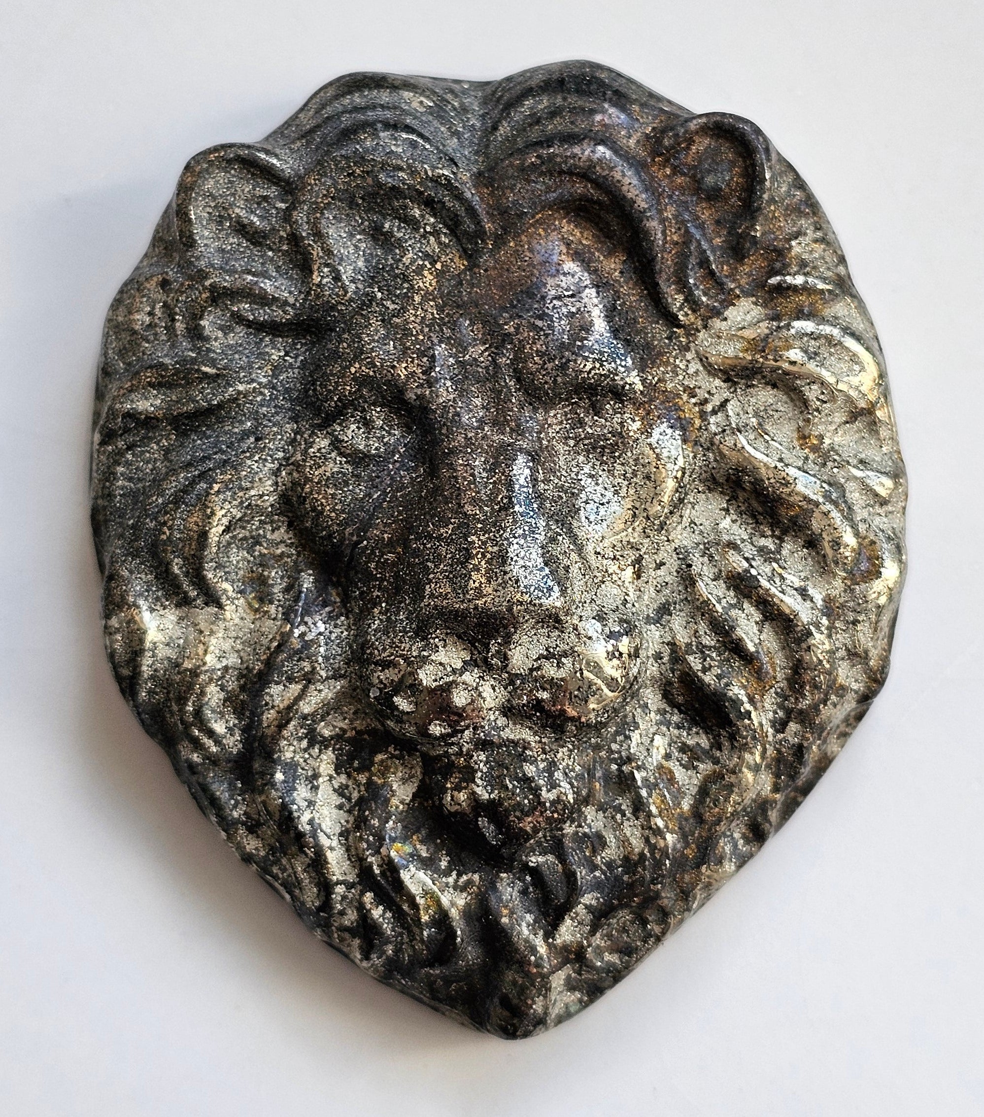 iron pyrite lion head