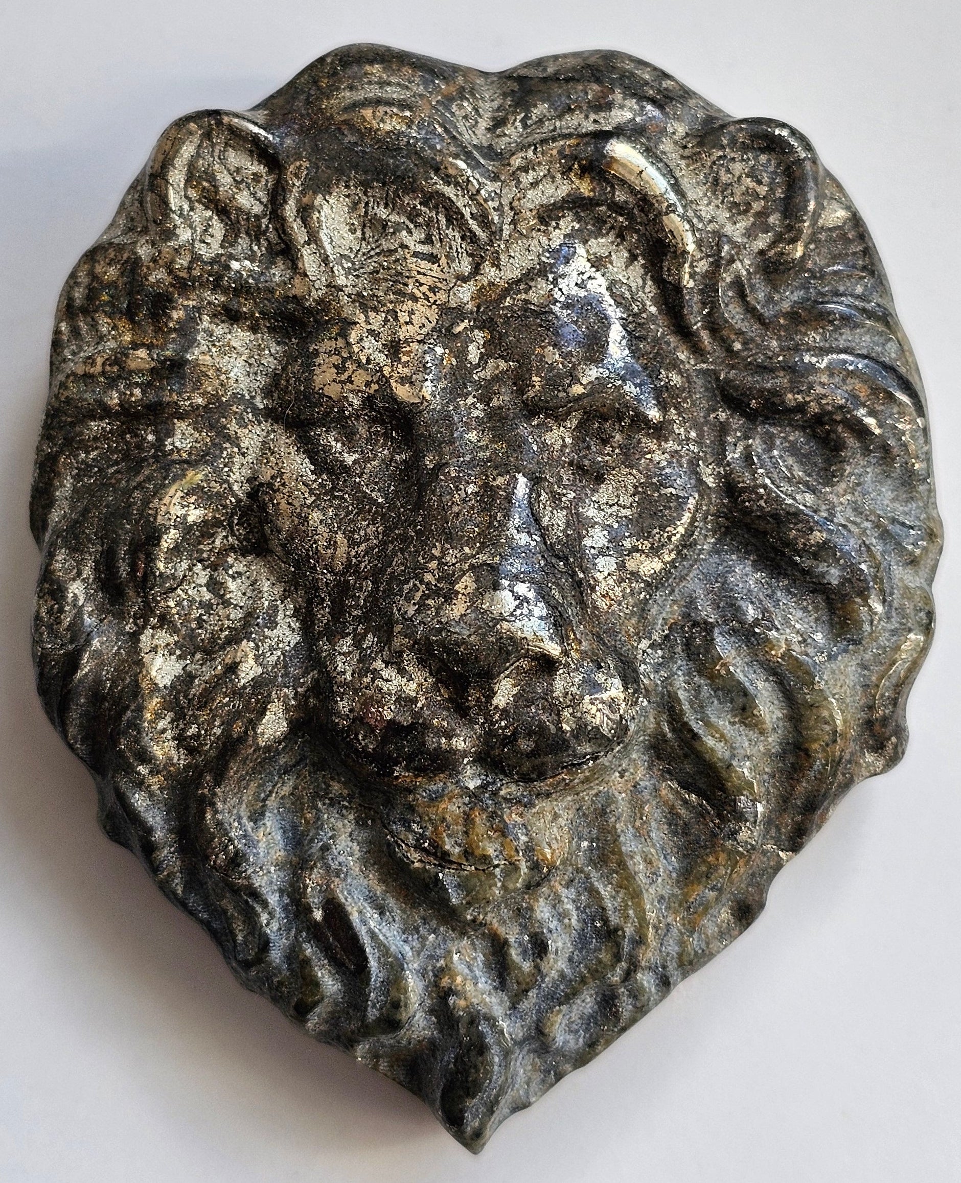 iron pyrite lion head